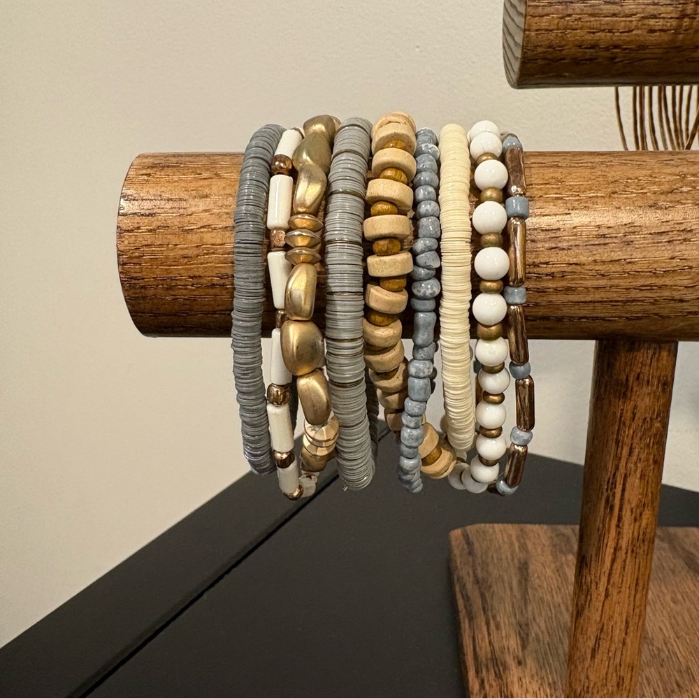 Multi-Color Beaded Bracelet Set
